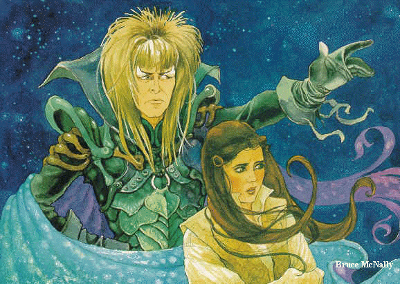 Picture of Labyrinth Jareth and Sarah by Bruce McNally
